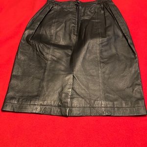 Leather Two Piece Suit